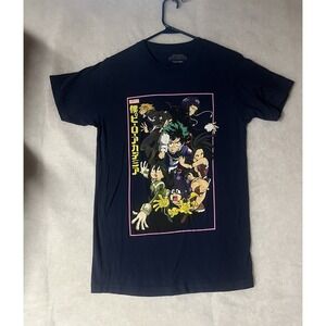 My Hero Acedemia Shirt Size Small Anime Print Navy Blue